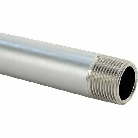 BSC PREFERRED Thick-Wall 316/316L Stainless Steel Pipe Threaded on Both Ends 1 Pipe Size 120 Long 68045K26